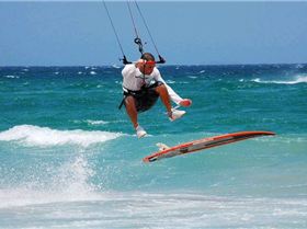 Richie on Underground surfboard