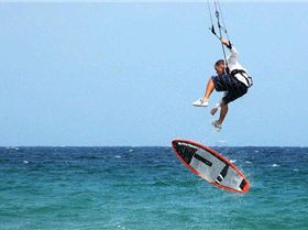 Richie on Underground surfboard