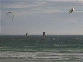 Kitesurfing