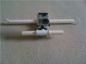DIY gopro kite line mount v0.3