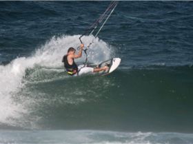 Kitesurfing