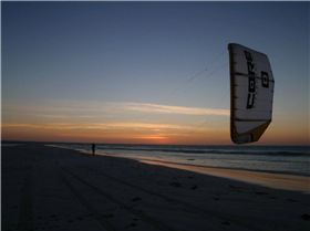 Sunset session on the way home from Kitestock