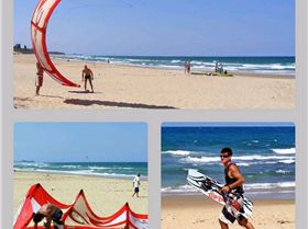 Kitesurfing
