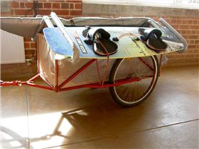 Push bike (kiting) trailer