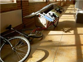 Push bike (kiting) trailer