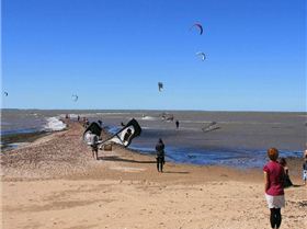 Kitesurfing