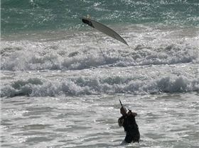 Kitesurfing