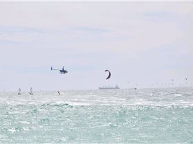 Kitesurfing