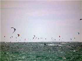 View behind the front runners