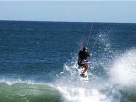 Kitesurfing