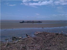 Sandgate Beach Clean up after flood