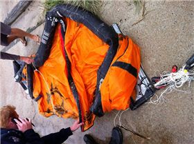 Lost kite that washed up on to Bonbeach