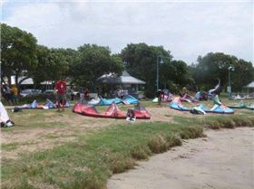 Kitesurfing