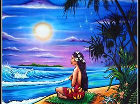VAHINE-by-Drew-Brophy-Mixed-Media-on-Canvas-for-Hinano-Tahiti-2010
