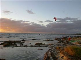Kitesurfing