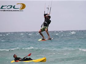 Kitesurfing