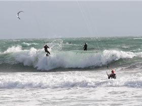 Kitesurfing