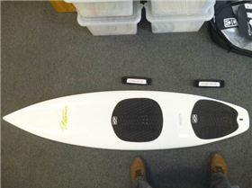 Typical stance based on twin tip