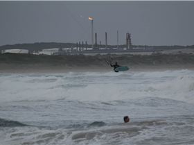 Kitesurfing
