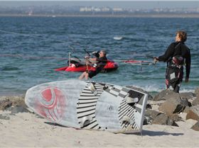 Kitesurfing