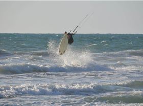 Kitesurfing in a WA Seabreeze