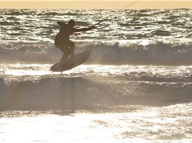 Kitesurfing in a WA Seabreeze