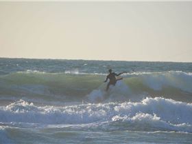 Kitesurfing in a WA Seabreeze