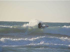 Kitesurfing in a WA Seabreeze