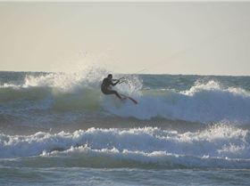 Kitesurfing in a WA Seabreeze