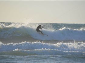 Kitesurfing in a WA Seabreeze
