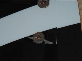 2010 Select, cracking around fin screw