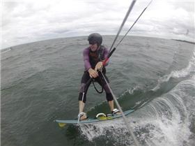 Kitesurfing at Mentone