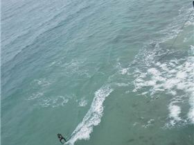 Kitesurfing at Cape Paterson