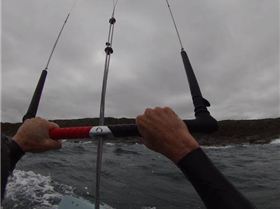 Kitesurfing at Cape Paterson