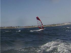 Kitesurfing at Hampton with handcam