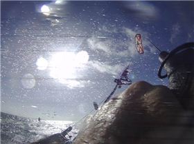 Kitesurfing at Hampton with handcam