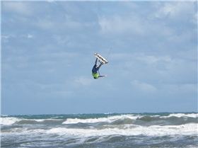 Kitesurfing