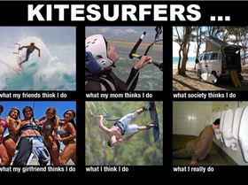 kitesurfers