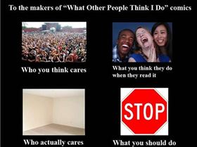 what other people think I do meme