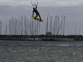 Kitesurfing