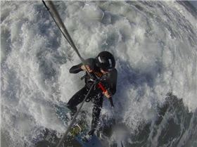 Kitesurfing at Inverloch