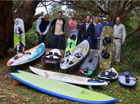 Kitesurfing at Inverloch