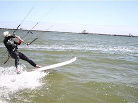 Kitesurfing