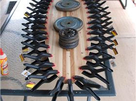 Bottom glued and clamped 002