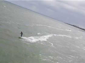 Kitesurfing at Hampton