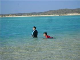 Steve D's biggest fans watch dad at Sandy Bay