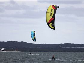 Kitesurfing