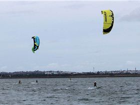 Kitesurfing