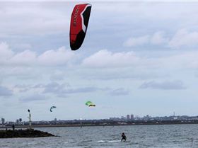 Kitesurfing