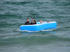 Kitesurfing